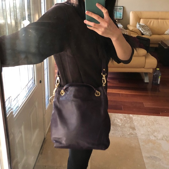 NWOT Michael Kors Purple Crossbody Purse - Picture 2 of 6